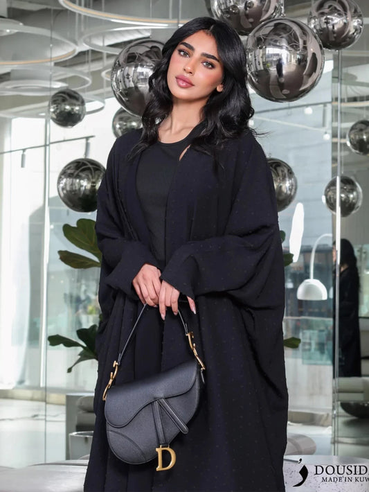 Black Kimono Abaya