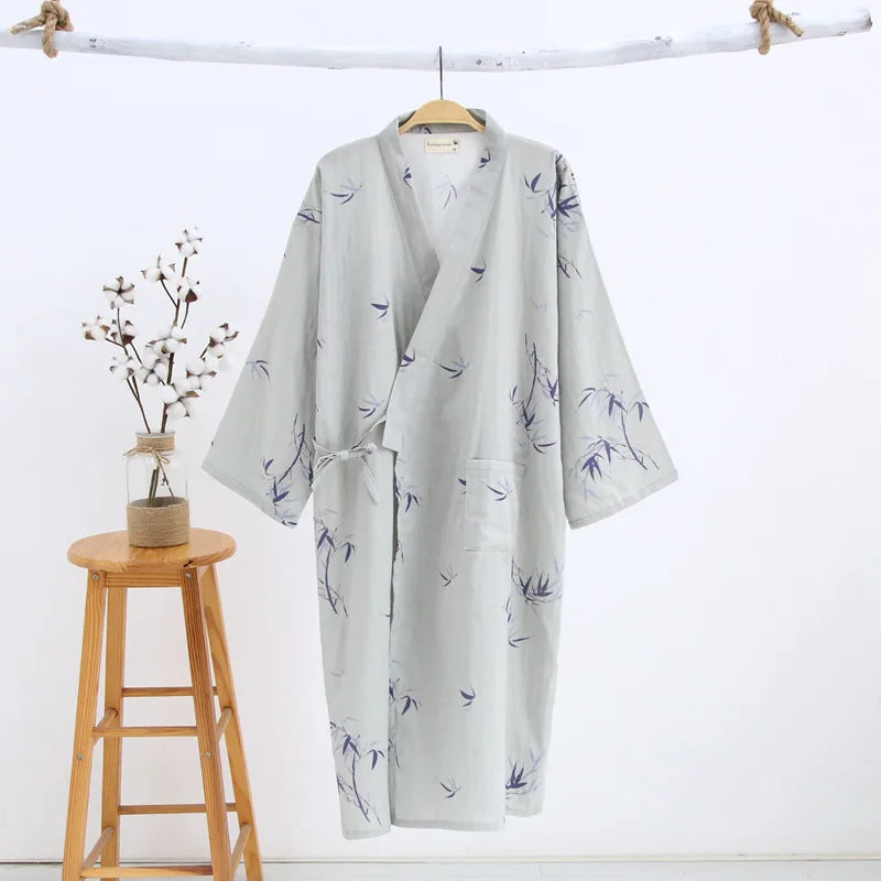 Cotton Kimono Robe