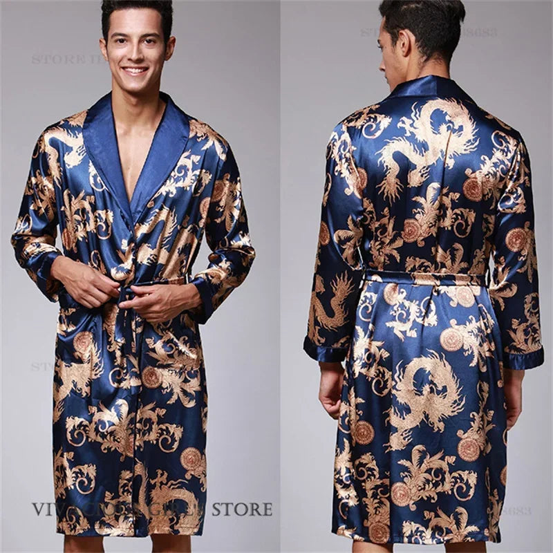 Japanese Dragon Kimono Robe