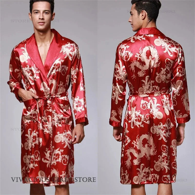 Japanese Dragon Kimono Robe