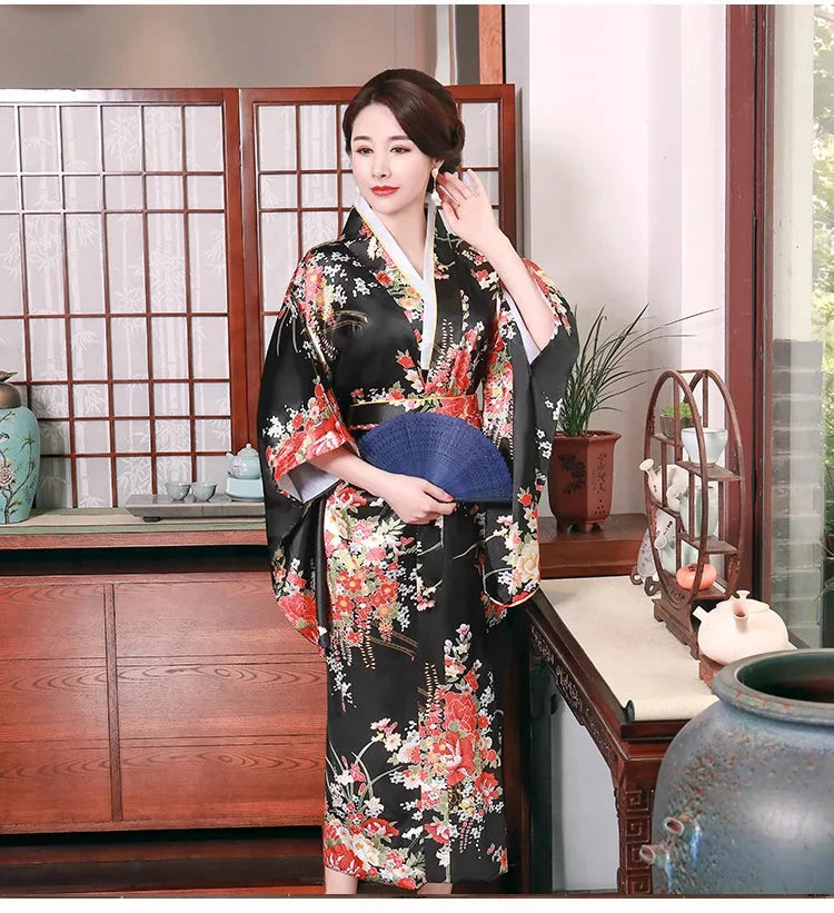 Japanese Traditional Costume Kimono