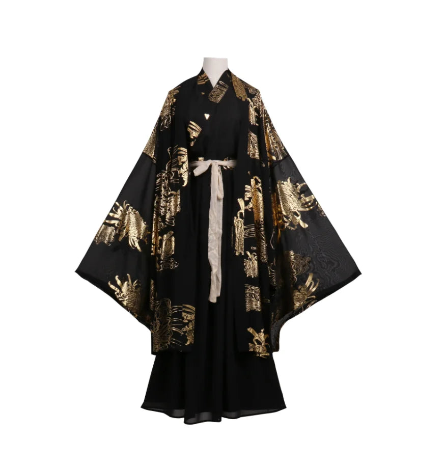 Kimono Black and Gold