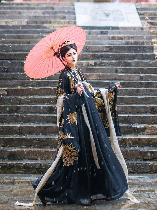 Kimono Black and Gold