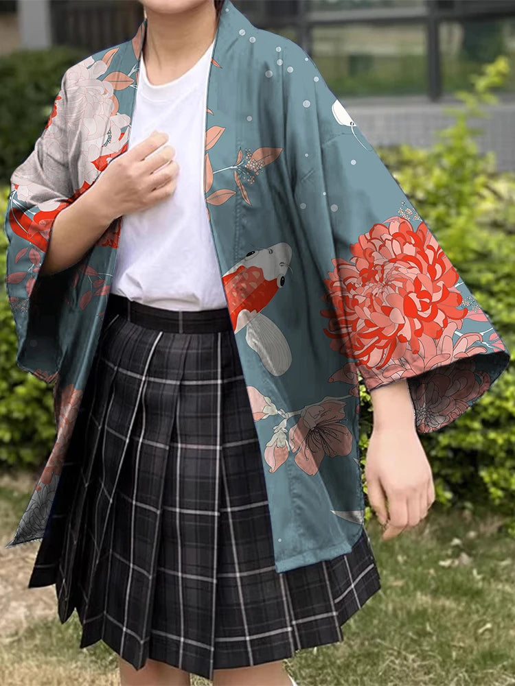 Kimono Cardigan Summer Green
