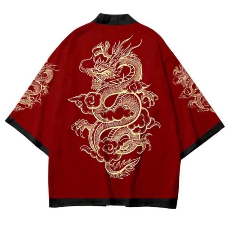 Kimono with Dragon on Back