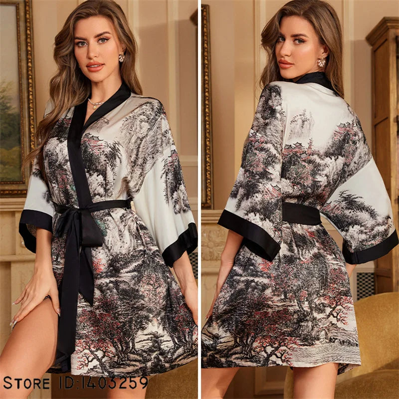 Ladies Kimono Robe