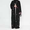 Embroidered Kimono Abaya