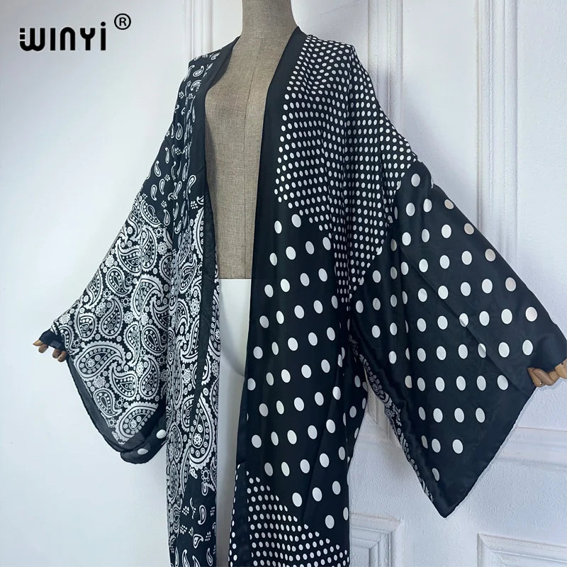 Black Dress Kimono
