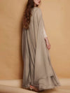 Beige Kimono Abaya