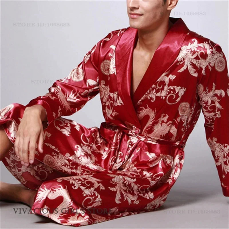 Japanese Dragon Kimono Robe