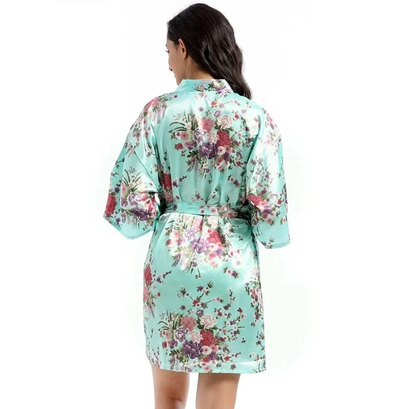 Japanese Kimono Robe Womens