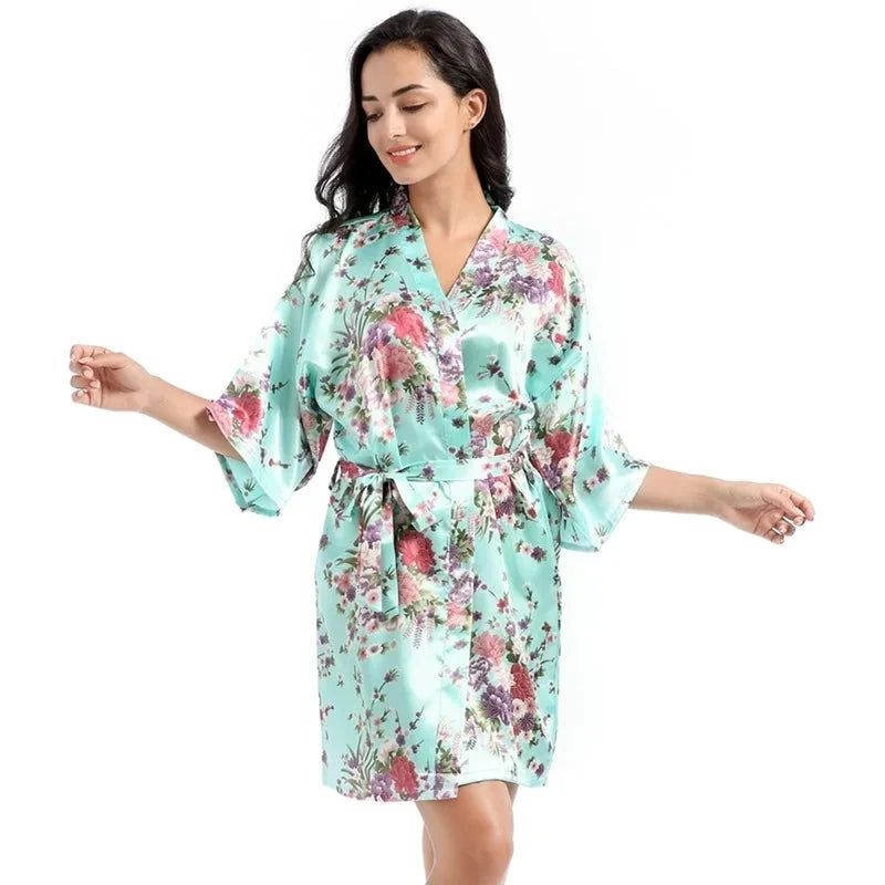 Japanese Kimono Robe Womens