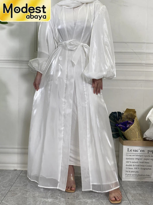 Kimono Abaya Blanc
