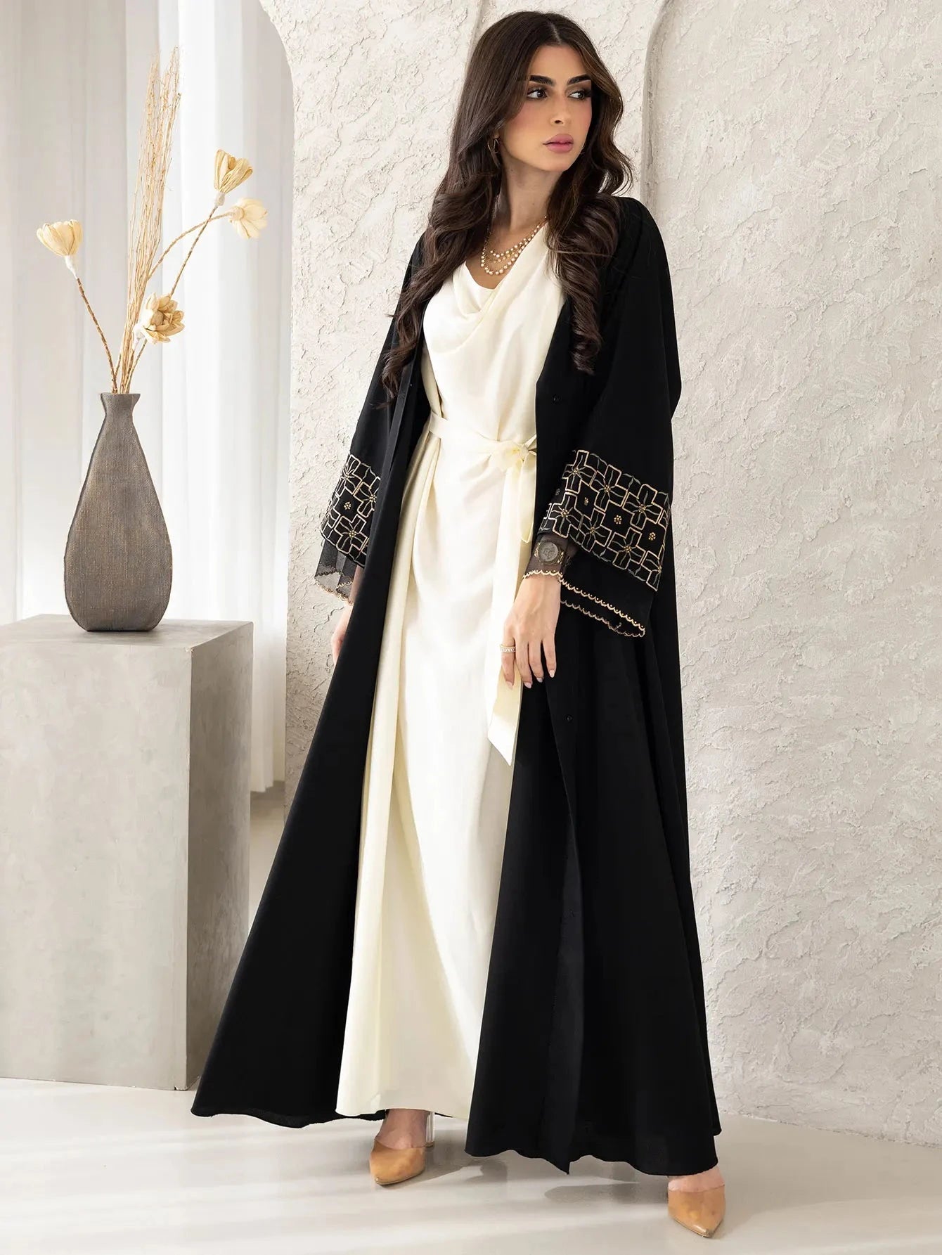 Kimono Abaya Noir