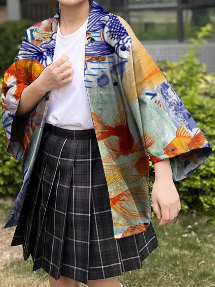 Kimono Cardigan Summer Green