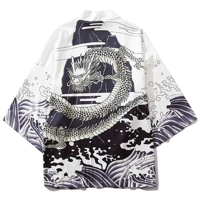 Kimono with Dragon on Back