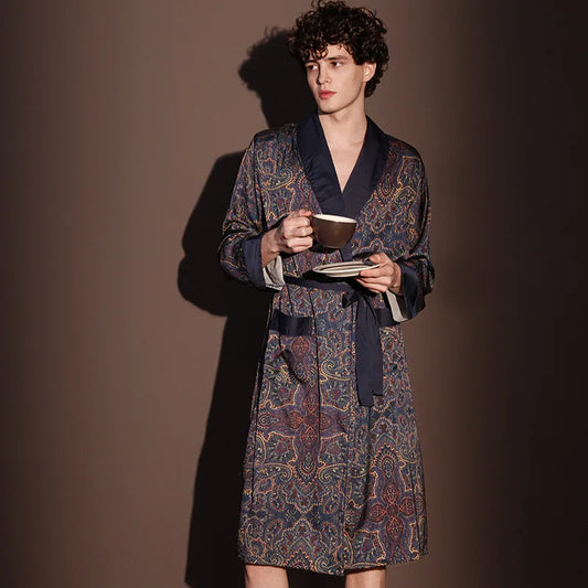 Mens Kimono Robe