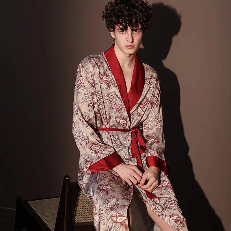 Mens Kimono Robe