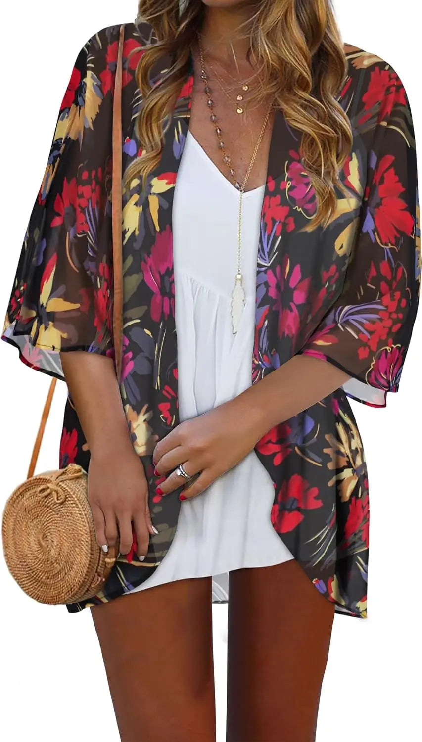Plus Size Kimono Duster