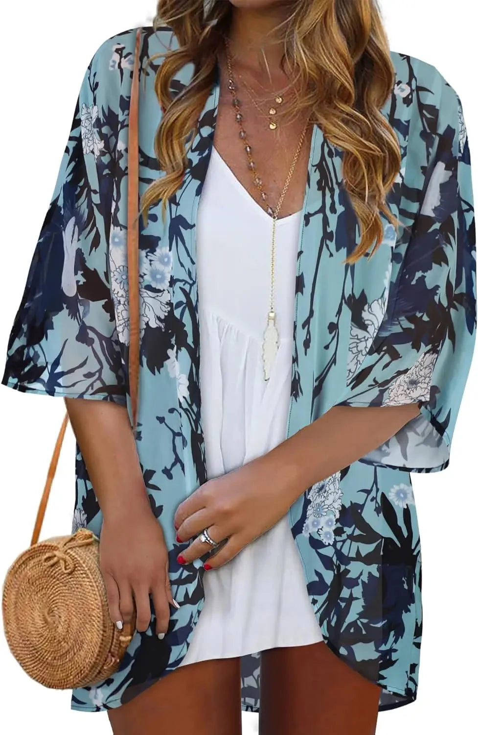Plus Size Kimono Duster
