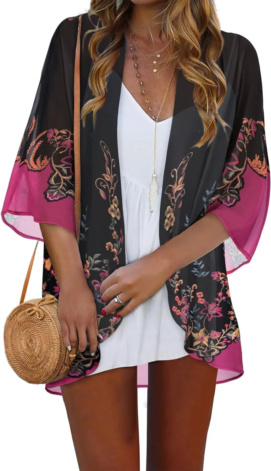 Plus Size Kimono Duster