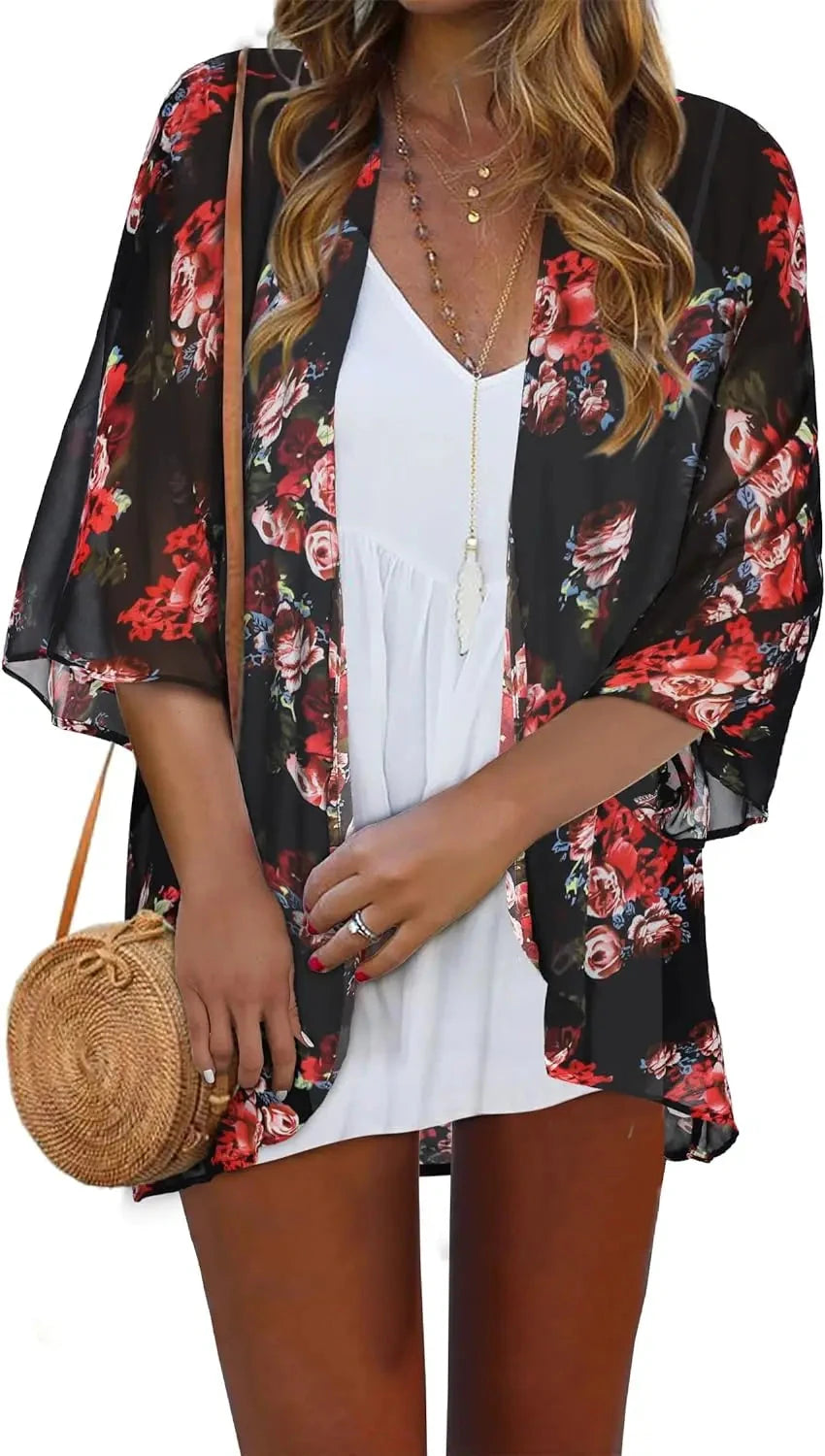Plus Size Kimono Duster