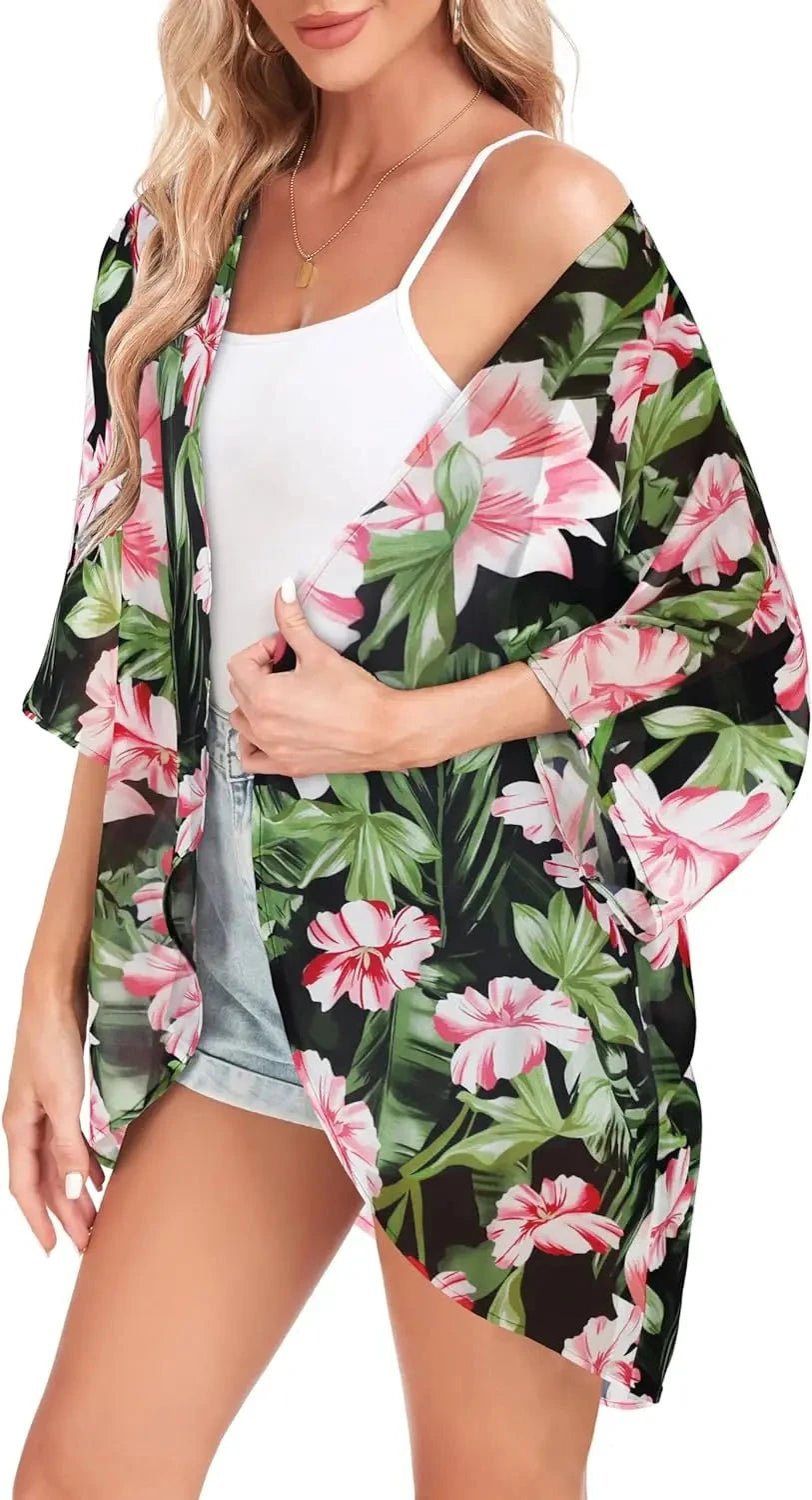 Plus Size Kimono Duster