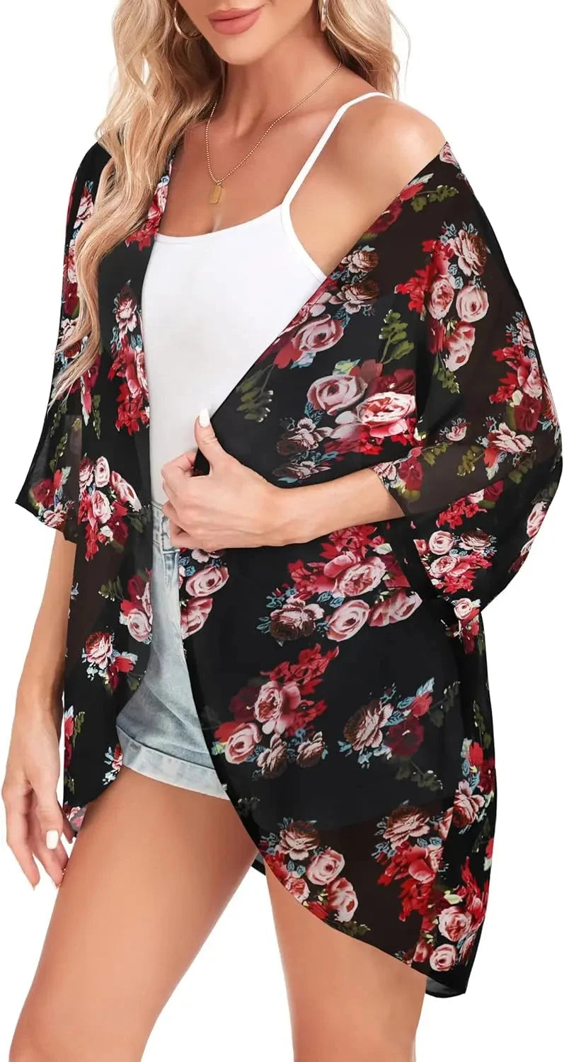 Plus Size Kimono Duster