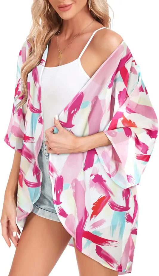 Plus Size Kimono Duster